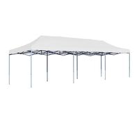 Tenda Pieghevole Pop-Up 3x9 m Bianca Strutture da esterno
