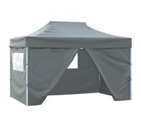 Tenda Pieghevole Pop-Up 4 Pareti Laterali 3x4 Strutture da esterno