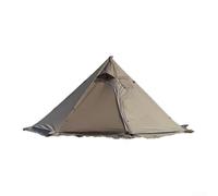 Tenda piramidale a otto lati resistente all'abrasione ideale per lunghi viaggi in campeggio nella natura (verde)