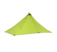 Tenda piramidale leggera da campeggio, escursionismo, tenda da trekking con rete a baldacchino verde