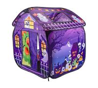 Tenda Playhouse,Tenda Playhouse per | Casa di gioco al coperto per Halloween,Spazio di gioco pieghevole facile da montare per tutti-piccoli, tenda da gioco ventilata per la spiaggia di viaggio