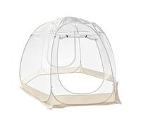 Tenda Pop Up Bubble 3×3m, Tenda da Campeggio Trasparente in PVC | Tenda trasparente con resistenza all'acqua 2.000-3.000 mm, ventilazione e ancoraggio per giardino, terrazza e notti stellate
