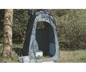 Tenda pop-up easy camp con doccia e toilette vik