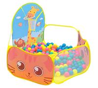 Tenda pop-up per grandi spazi, colori vivaci Tenda da gioco per bambini con palla da gioco Migliora l'intelligenza visiva cinestetica Tenda da gioco pieghevole per bambini con (gialla)