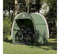 vidaXL Tenda porta biciclette 210 x 90 x 174 cm Impermeabile Verde