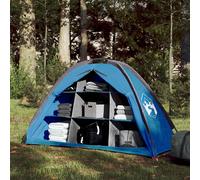 Tenda Portaoggetti con 9 Scomparti Blu Impermeabile