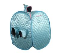 Tenda portatile for sauna personale, tenda pieghevole for sauna a e SPA, mini strumenti for sauna caldi for tutto il corpo con doppia cerniera a riscaldamento rapido ,Sessioni di sauna a casa(Blauw)