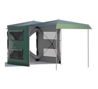 Tenda Posteriore,Bagagliaio Esteso for Viaggi Autonomi,Tenda Parasole for Campeggio Notturno All'aperto,Non Montata, Include Accessori,Può Ospitare 3-4 Persone(Green)
