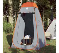 Tenda Privacy Pop-Up Grigio e Arancione Impermeabile
