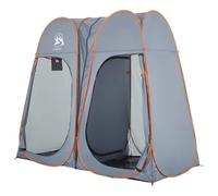 Tenda Privacy Pop-Up Grigio e Arancione Impermeabile