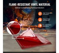 Tenda Protettiva per Saldatura Schermo 6x6 Piedi Pannello Vinile Resistente alla