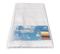 TENDA rete ZANZARIERA a ROMBO da esterno piombata in 8 misure diverse unito BIANCO - Cm. 200 x 250