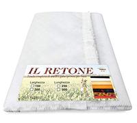 Tenda Rete ZANZARIERA da Esterno Giardino Balcone ROMBO Unito qualità Extra in Due Misure (Bianco, Cm. 150x250)