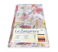 TENDA rete ZANZARIERA MARQUISETTE da esterno piombata PAPAVERI in 4 misure diverse - Cm. 150 x 300