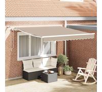 Tenda retrattile Beige 300 x 250 cm Poliestere