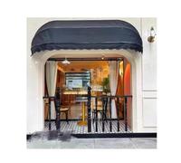 Tenda Retrattile Curva Francese, Copertura Per Finestra/tenda Da Ingresso, Riparo Parasole Impermeabile Per Esterni Facile Da Installare, Il Colore E Le Dimensioni Possono Essere Personalizzati (Colo