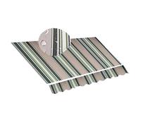 Tenda retrattile di ricambio in tessuto di poliestere impermeabile per balcone, patio, giardino, cortile, disponibile in cachi 4 x 3/5 x 3/6 x (3,5 x 2,5 m)