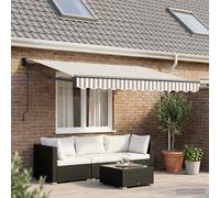 Tenda retrattile Grigio chiaro e bianco 3 x 2,5 m