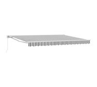 Tenda retrattile manuale 4 x 3 m Antracite Bianco