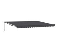 Tenda retrattile manuale Antracite 4 x 2 m