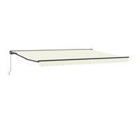 Tenda retrattile manuale crema 4,5 × 3,5 M
