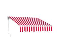 Tenda retrattile manuale, parasole per porte e finestre per esterni | Riparo del parasole della tenda del poliestere con la maniglia di alluminio della manovella della struttura per il caffè del