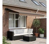 Tenda retrattile manuale Tortora 3,5 x 2 m