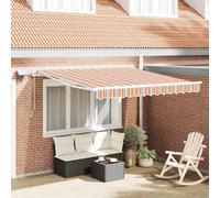 Tenda retrattile Multicolore 350 x 250 cm Tessuto e Alluminio