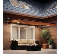 Tenda retrattile Sabbia 350 x 250 cm Poliestere