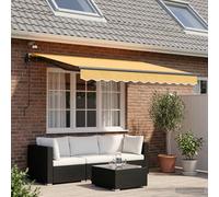 Tenda retrattile Sabbia 400 × 350 cm Poliestere