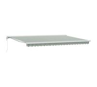Tenda retrattile Verde e Bianco 500 x 300 x 165 cm