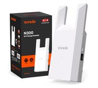 Tenda Ripetitore WiFi Extender e Access Point, Velocità Single Band 300Mbps, Porta Ethernet, Copertura fino a 120 m², Compatibile con i principali modem router Wi-Fi, Bianco(A9)