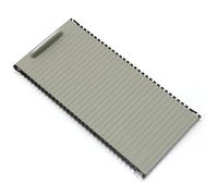 Tenda Rullo Copertura Console Centrale Per BENZ Classe CE C180 C200 C220 E200 E260 W204 W212 W207 Portabicchieri Console Centrale Copertura Scorrevole Tapparella Avvolgibile(Gray)