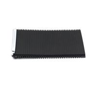 Tenda Rullo Copertura Console Centrale Per Volvo Per S60 Per V60 Interni Auto Center Console Bracciolo Supporto Di Tazza Acqua Cursore Tenda Rotolamento Copertura(Black)