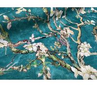 Tenda Sakura Stampa Digi Tessuto Van Gogh Fiori di Mandorlo Larghezza 140 cm ...
