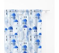 TENDA SANTORINI blu cm.150X280 confezionata MADE in ITALY