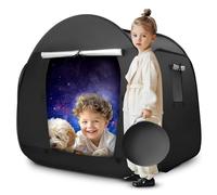 Tenda sensoriale per bambini per giocare e rilassarsi. Mini tenda ausiliaria per autismo, SPD, paure, caverna pop-up scura per bambini autistici | per casa o scuola