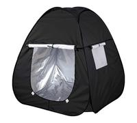 Tenda sensoriale per bambini, tenda per bambini per giocare al chiuso, tende da gioco per stanze nere, riparo portatile per esterni per bloccare la luce solare e la privacy (Black, One Size)