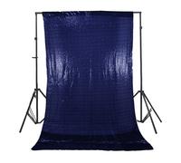 Tenda Sfondo Decorativa Lustrini Glitter Rettangolare Multicolore 4FT x 7FT