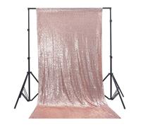 Tenda Sfondo Decorativa Lustrini Glitter Rettangolare Multicolore 4FT x 7FT