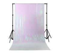 Tenda Sfondo Decorativa Lustrini Glitter Rettangolare Multicolore 4FT x 7FT