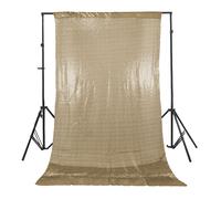 Tenda Sfondo Decorativa Lustrini Glitter Rettangolare Multicolore 4FT x 7FT