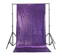 Tenda Sfondo Decorativa Lustrini Glitter Rettangolare Multicolore 4FT x 7FT