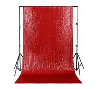 Tenda Sfondo Decorativa Lustrini Glitter Rettangolare Multicolore 4FT x 7FT