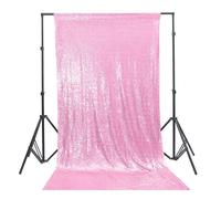 Tenda Sfondo Decorativa Lustrini Glitter Rettangolare Multicolore 4FT x 7FT