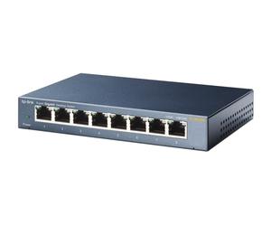 Tenda SG108 8 Port Gigabit Desktop Switch, Black SG108 1.0