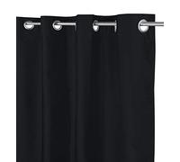 TENDA SHAY in tinta unita NERO cm. 140X290 CONFEZIONATA