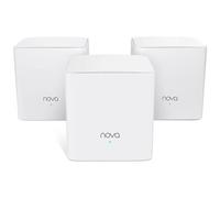 TENDA - Sistema Wi-Fi Mesh Nova MW5G (3-Pack) Dual Band AC1200 2x Gigabit Ethernet LAN Bianco 3 Pezzi