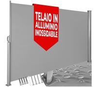 Tenda sole paravento privacy laterale frangivento estraibile antivento parasole
