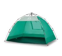 Tenda Spiaggia 2 Persone Grigio Pop Up Impermeabile con Custodia